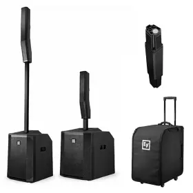 1000w Electro-voice 810160687375 Evolve 50 Bluetooth Portable Pa System With Case And Pole