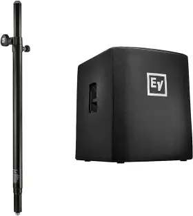 Asp-58 Electro-voice Threaded Loudspeaker Pole And 18-inch Padded Cover For Ekx Subs