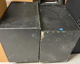 Drs-18-1b Electro-voice 1400w 8 Ohm Subwoofer Speakers With Castors - One Pair
