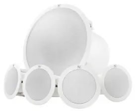 Evid-c44 Electro-voice New Ceiling Speaker System Package With Amp And Dsp