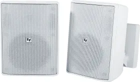 Evid-s4.2tw Electro-voice Speaker 4 Inch Cabinet 70/100v Ip54. Pair Only White