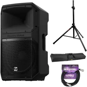 Eviva12p Electro-voice 12 Inch 2-way Active Loudspeaker With Stand And Bag 1000 Watts