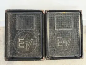 Fm-1202 Electro-voice Set Of Two 2-way Floor Monitor Speakers
