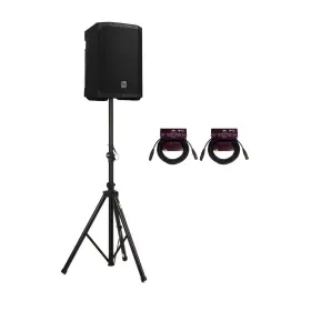 Fpa-xlrmf25 Electro-voice K102 Everse 8 Inch Compact 2 Way Loudspeaker Bundle Black