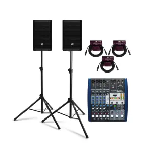 Studiolivear8c Electro-voice K4 Zlx 8p G2 8 Inch 2 Way Powered Black Pack Loudspeaker Bundle