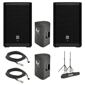 Zlx-8p-g2-us Electro-voice Zlx-8p-g2 1000w 8 Inch Bluetooth Powered Speaker Pair With Padded Sp