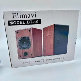 Bt-10 Elimavi Brand New Professional Speaker Model 30 Watts - Black