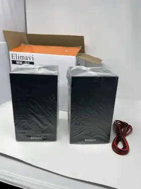 Mm-d2 Elimavi Passive Bookshelf Speaker 30w Requires Amplifier Or Receiver Black