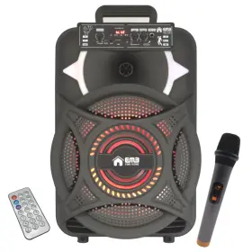 Pkl12bt Emb 1000w 12 Inch Trolley Speaker With Aux Lights Fm Usb Bluetooth