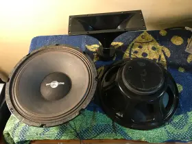 12697 Eminence Pa Speakers - 12 Inch Pair W High Horn