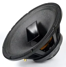 290-197 Eminence Rare Vintage Usa 15 Inch Pro Audio Woofer With Mid Range Horn 8 Ohm