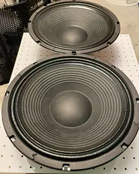 81210-1 Eminence 12 Inch 8 Ohm Woofers Pair Pa Bass Guitar Speakers Drivers