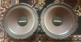 E12-12267 Eminence Pair Of 12 Inch Guitar Speakers. 8 Ohm Tested
