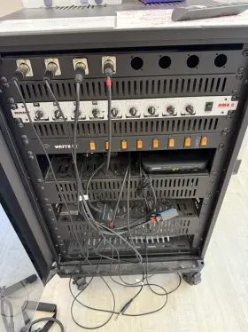 C8.2lp Ev Complete Pro Audio System Speakers Mixer Rack And Wireless Mic Setup