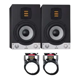 Ceve001-pr-01 Eve Audio Sc205 5 Inch 2-way Amt Studio Monitors Bundle With Mogami Gold Xlr Cables