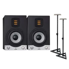 Ceve001-pr-03 Eve Audio Sc205 5 Inch 2-way Amt Studio Monitors Bundle With Speaker Stands