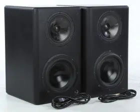 Ex Machina Soundworks 650380445894 Pulsar Mkii 3-way 8-inch Active Studio Monitors - Pair