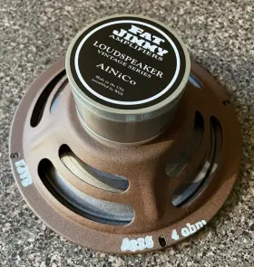 A825 Fat Jimmy Inch 4 Ohm Alnico Speaker Vintage Fender Amp Repair - New In Box