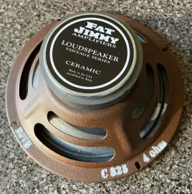 C825 Fat Jimmy Inch 4 Ohm Ceramic Speaker Vintage Fender Amp Repair