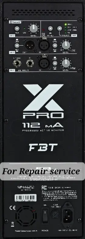 112ma Fbt Xpro Amplifier Module Repair Service. Read Description