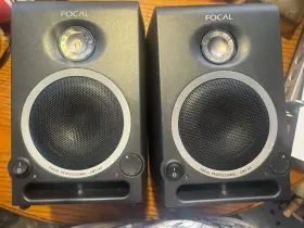 Cms40 Focal 2 Studio Monitor Speakers Pair Set Used Power Cords Included