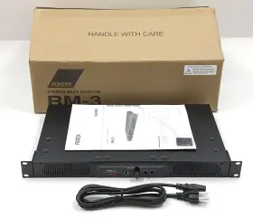 0969469pt Fostex Rm-3 Stereo Rack Monitor 10w Mount Speaker System D-class Amplifier