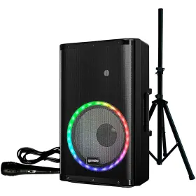 Pa-15l Gemini 197881386795 Mkiii Pack 2 000w 15 Inch Pro Pa Speaker With Led Lights Rf