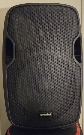 As-15p Gemini 603786633099 15 Inch Active Powered Loudspeakers W Wheels And Free Cover Pair