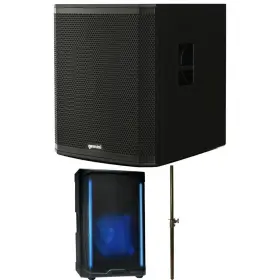 Gezrx-s18bt Gemini Sound Zrx-s18bt With On-stage Sw Black Gd-l215pro Speaker Bundle