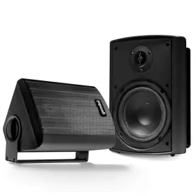 Ghsi-w650bt-pr-blk Gemini Ghsi-w650bt-pr 300w Outdoor Bluetooth Speaker Set Black Pair