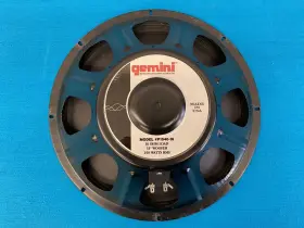 Rms-16 Gemini P1540 Vintage 15 Inch Speaker 150 Watts Ohms-tested And Working-usa B