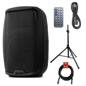 As-2108bt Gemini Sound 2108 Active 8 Inch Woofer 500w Watt Dj Monitor Powered