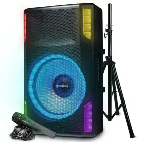 Gemini Sound 747705008640 Gsp-l5500pk 15 Inch 2200w Bluetooth Pa Speaker With Microphone