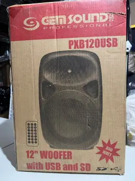 Pxb120usb Gemsound - A Pair Of Powered Pa Speakers
