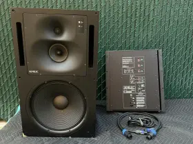 1038a Genelec Tri-amplified Monitoring System As Is For Parts Or Repair Read
