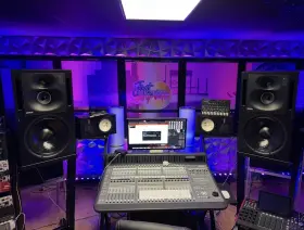 1238a Genelec Sam 3-way Powered Main Studio Monitor Pair Black