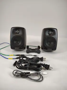 4010a Genelec Studio Monitor Speakers Black