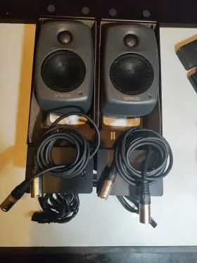 8010ap-2-us Genelec Active Studio Monitor Dark Grey Qty 2 ...works Great