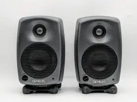8020c Genelec 2 X Pair Bi-amplified Monitoring Speakers - Ships Free