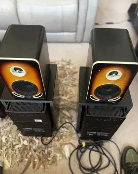 Lp4tb Gibson Les Paul Lp4 Reference Monitor In Tobacco Burst - Pair