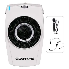 G100s Gigaphone 809655300006 30w Portable Voice Amplifier Wired Pa Speaker With Handheld And Headset