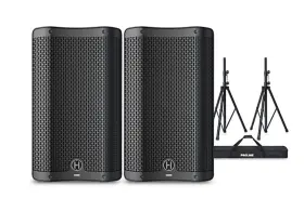 Harbinger 656238059657 Vari V2410 Powered 10 Inch 2-way Loudspeaker Bluetooth Dsp Smart Stereo