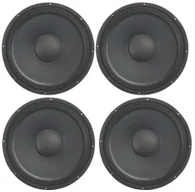 Ha-p12ws16 Harmony Master 709100413689 4x Replacement 12 Inch Pro Pa 500w Sub / Speaker 16 Ohm Woofer