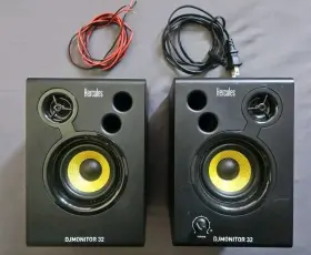 Hercules 663296421579 Dj Monitor 32 Active Multimedia Home Studio Speakers