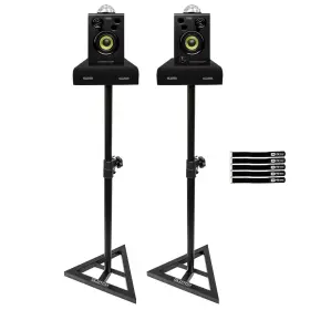 Hercules 735345467576 Djmonitor 32 Party 3 Inch Light Monitor Pair With Stands