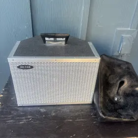 Fh-10 Hilton Vintage Corner Speaker Box Aluminum