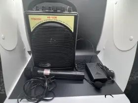 Hs120b-blk Hisonic Pa Hs120b Portable Speaker System With Wireless Microphone