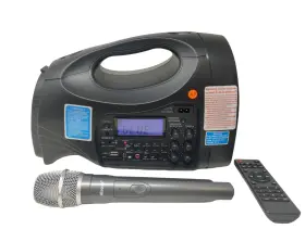 Sh227c Hisonic Used Rechargeable Portable Pa System With Uhf Wireless Microphone