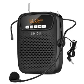 Hw Haoworks 723888000435 Portable Mini Voice Amplifier Wired Headset Microphone Speaker Set For Teache