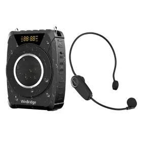 M8001 Hw Haoworks 20w Bluetooth Voice Amplifier Wireless Microphone For Teachers Portable Waterpr